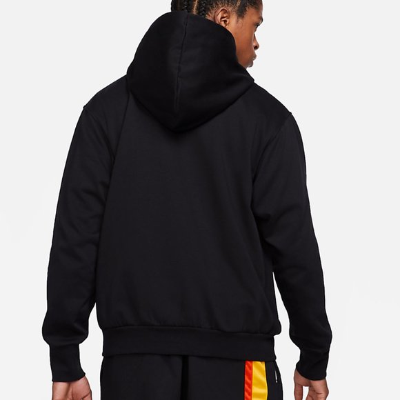 Nike Roswell Rayguns Basketball Hoodie Black Team CV1933-010 Black Gold Orange - Picture 5 of 16